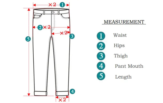 Men's Plush Trousers Winter Fleece Jeans - Slim Straight Leg- Elastic Denim