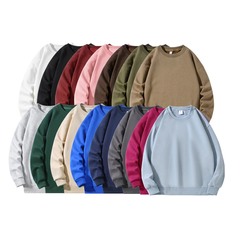 Casual Pullover Sweatshirts  - Heavy Fabric