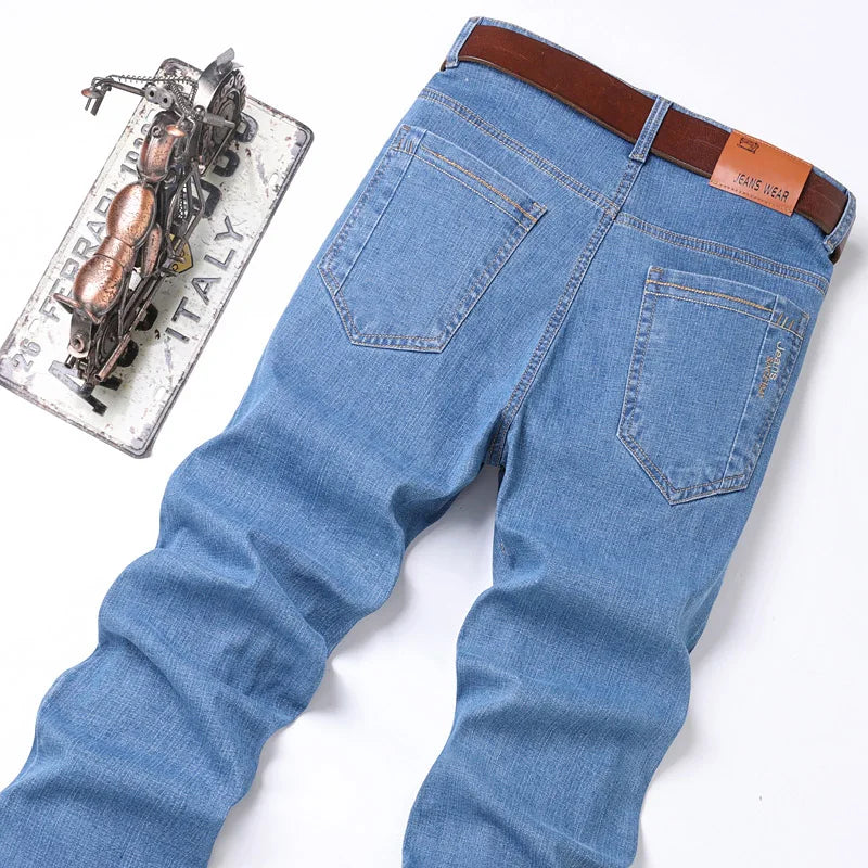 Men's Blue Jeans - Straight Leg