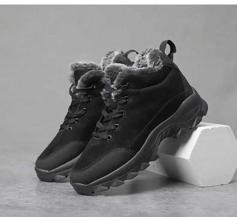 Men Winter Snow Boots with warm Fur lining