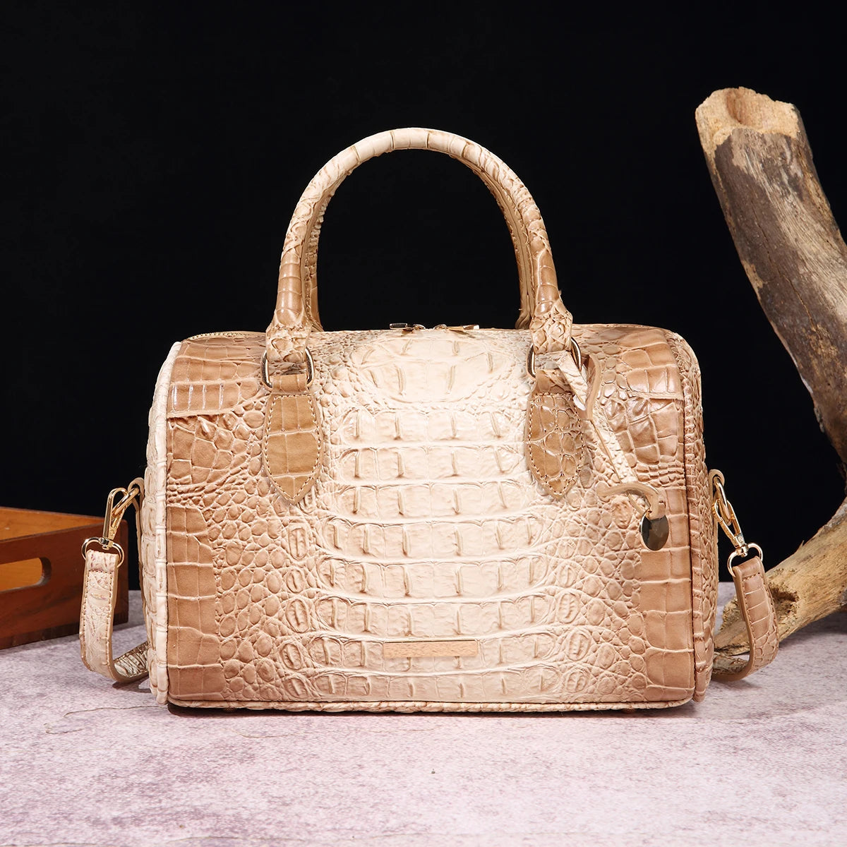 colorful Crocodile Handbag