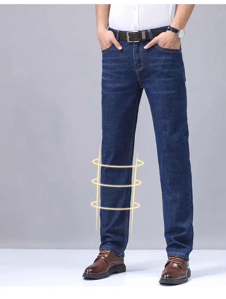 Men's Blue Jeans - Straight Leg