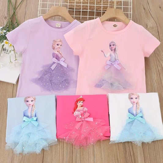 GIRLS FROZEN ELSA T-SHIRT