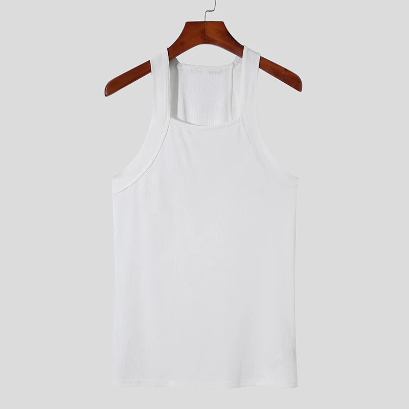 Men's Square-neck Tank Tops