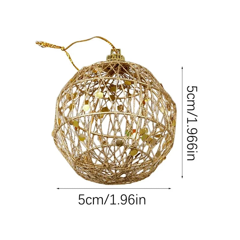 6 Pcs Christmas tree Balls  Ornaments