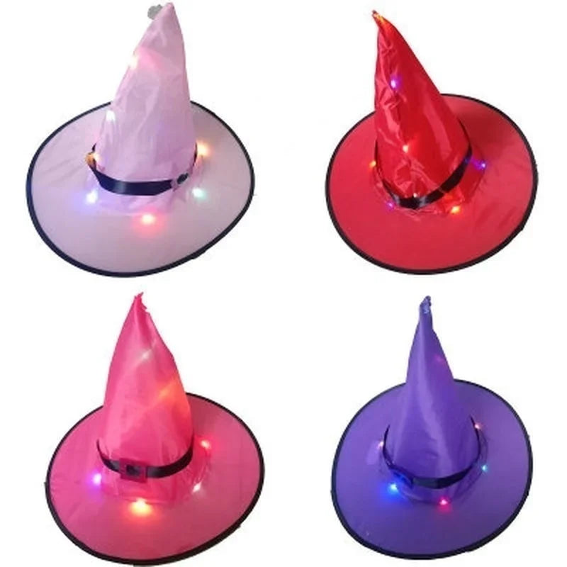 1pc- LED light up hanging Witch Hat