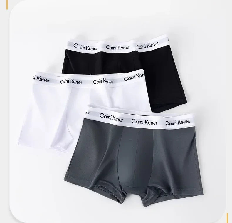 5Pcs Men's Quick-drying Breathable Boxer Shorts - L-3XL