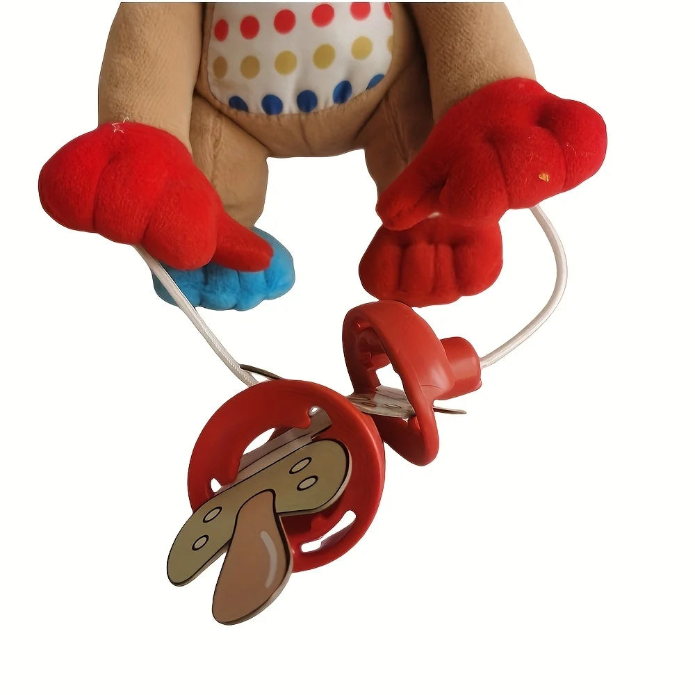 1 PCS Cloth Monkey Stroller Pacifier Chain