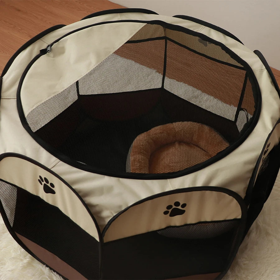 Enclosed, Portable Pet Playpen