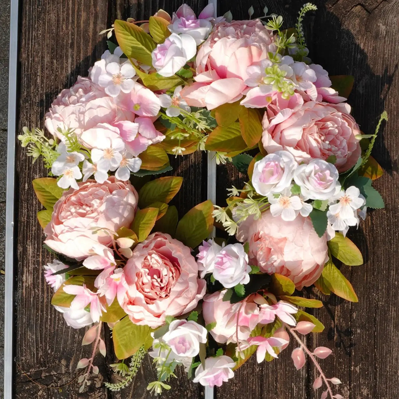 Peony Door Wreath