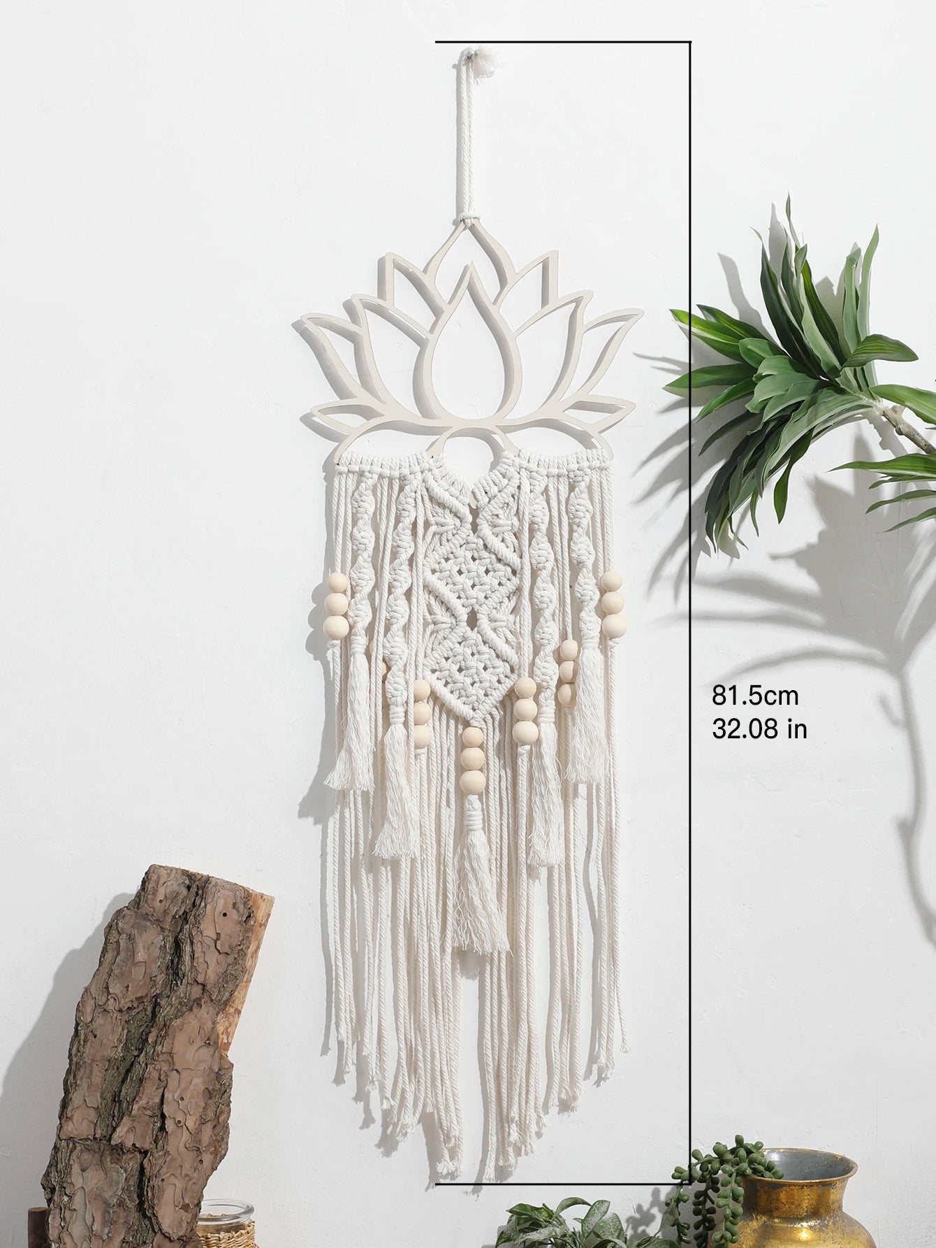 Lotus Macrame Wall Hanging Dream Catcher