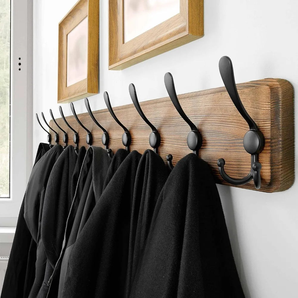 Rustic Large Coat Rack Wall Mount-38.6" Long Rack for Wall