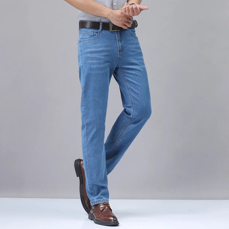 Men's Blue Jeans - Straight Leg