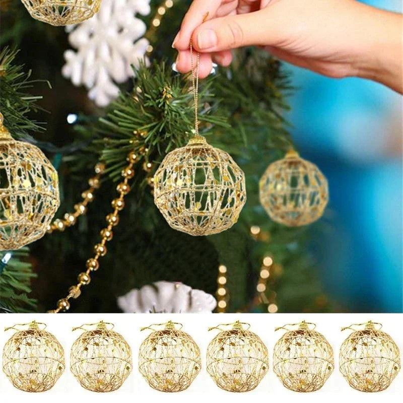 6 Pcs Christmas tree Balls  Ornaments