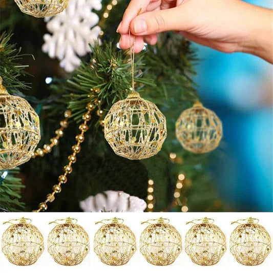 6 Pcs Christmas tree Balls  Ornaments