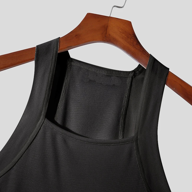 Men's Square-neck Tank Tops